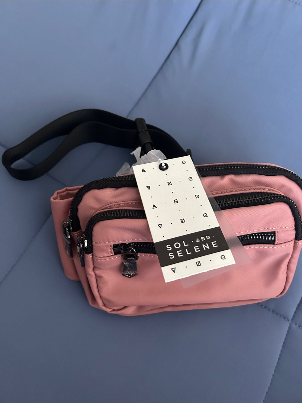 Sol and Selene Pink Crossbody Belt Bag